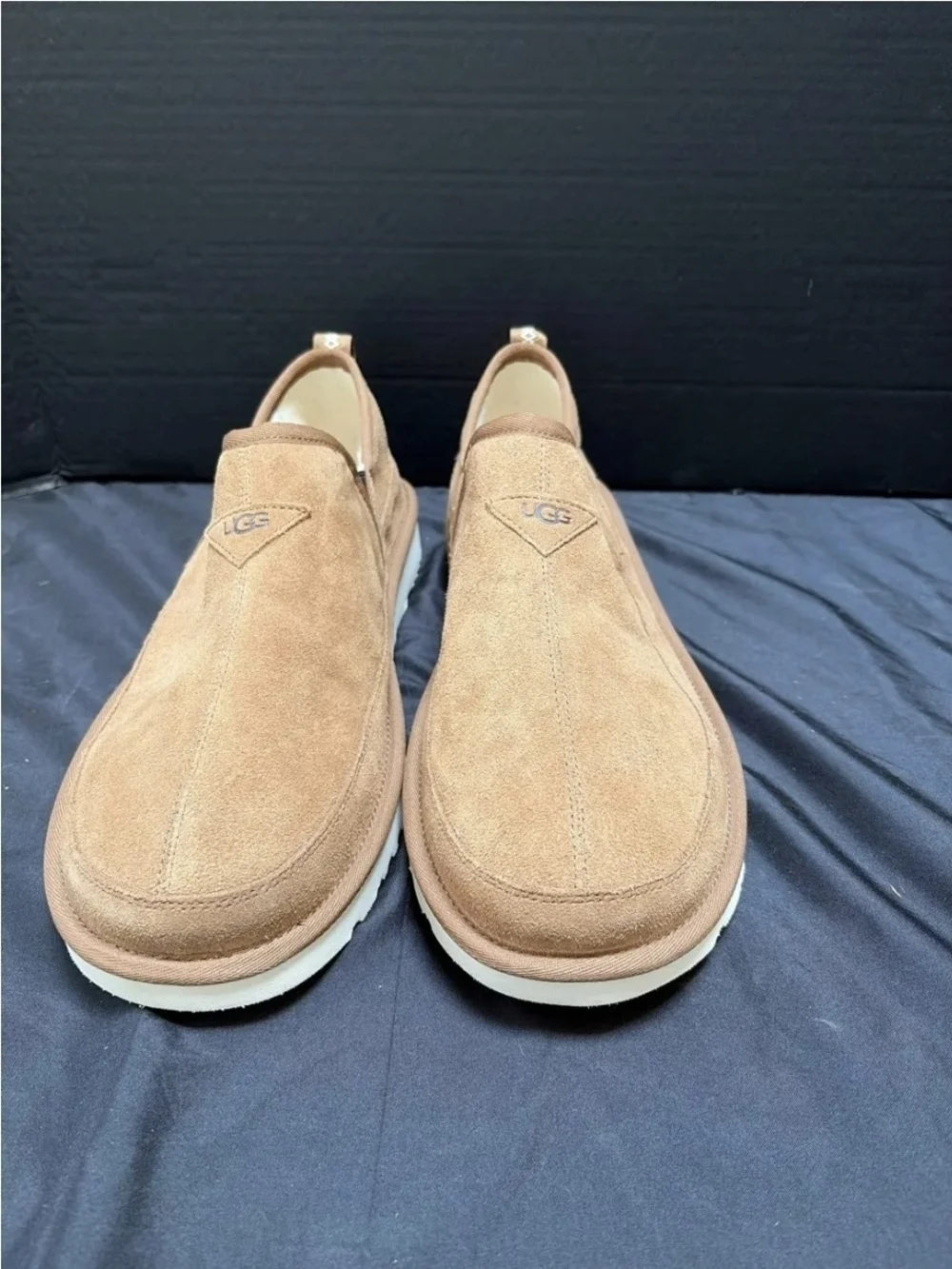 UGG Australia Men's Size 18 Suede Slip-On Shoes Worn by Stacey King Rare